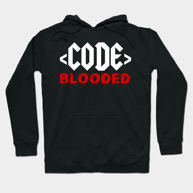 Code Blooded Hoodie by The Minimalist